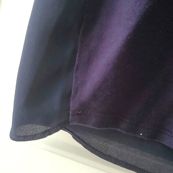 Loft Mixed Media Tank in Navy Blue (SP) - Picture 3 of 4